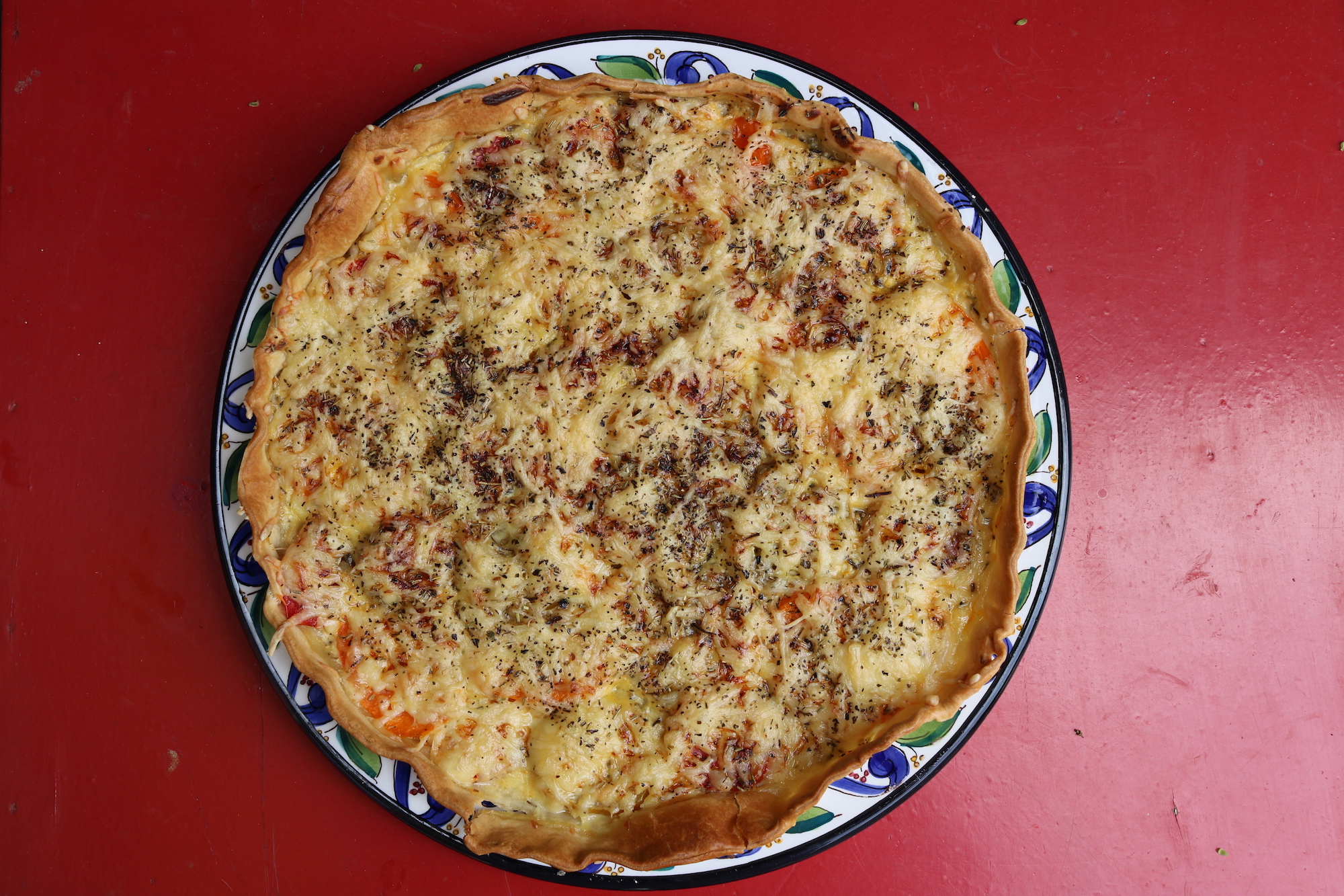 tarte à la tomate cuite
