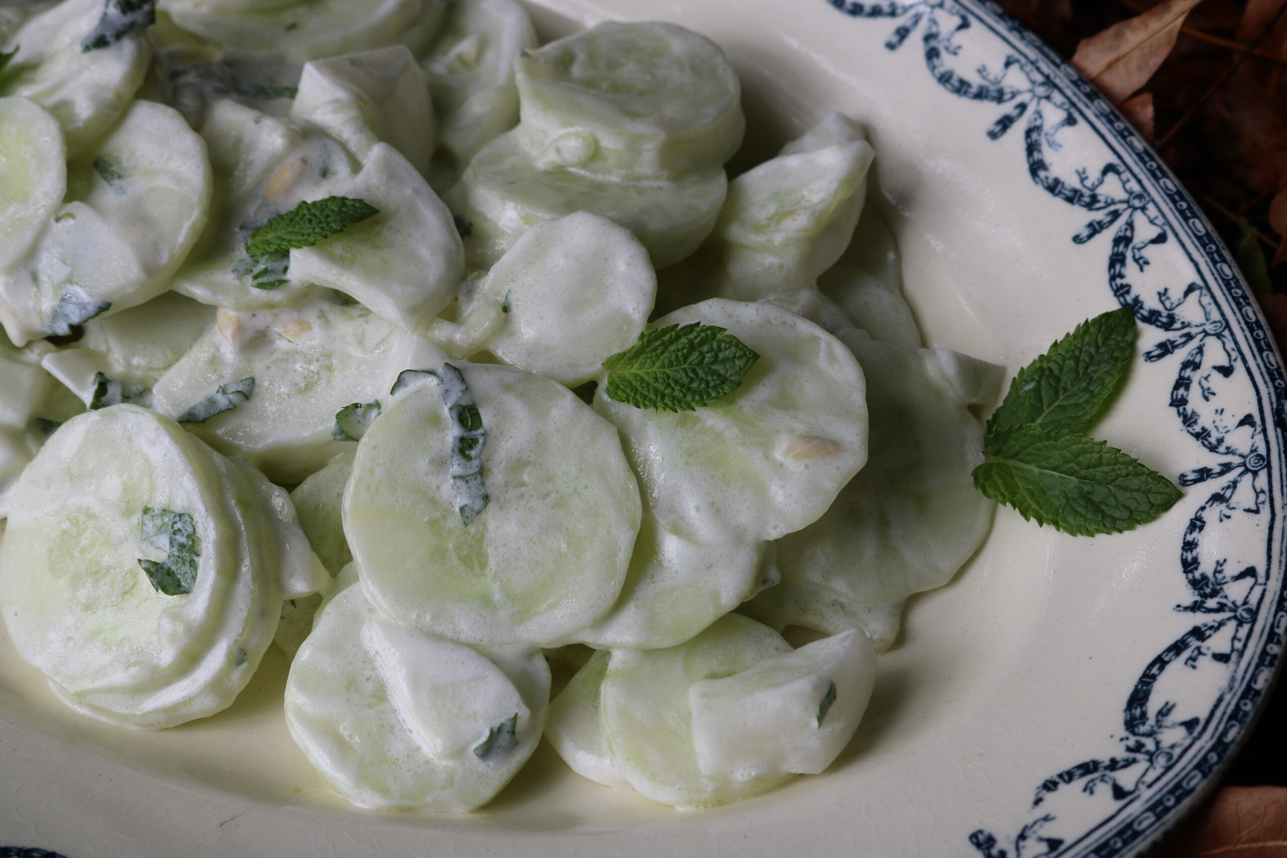 La salade de concombre finale