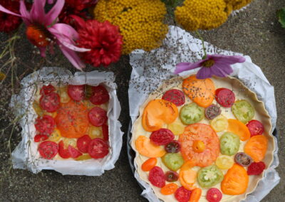 tarte à la tomate