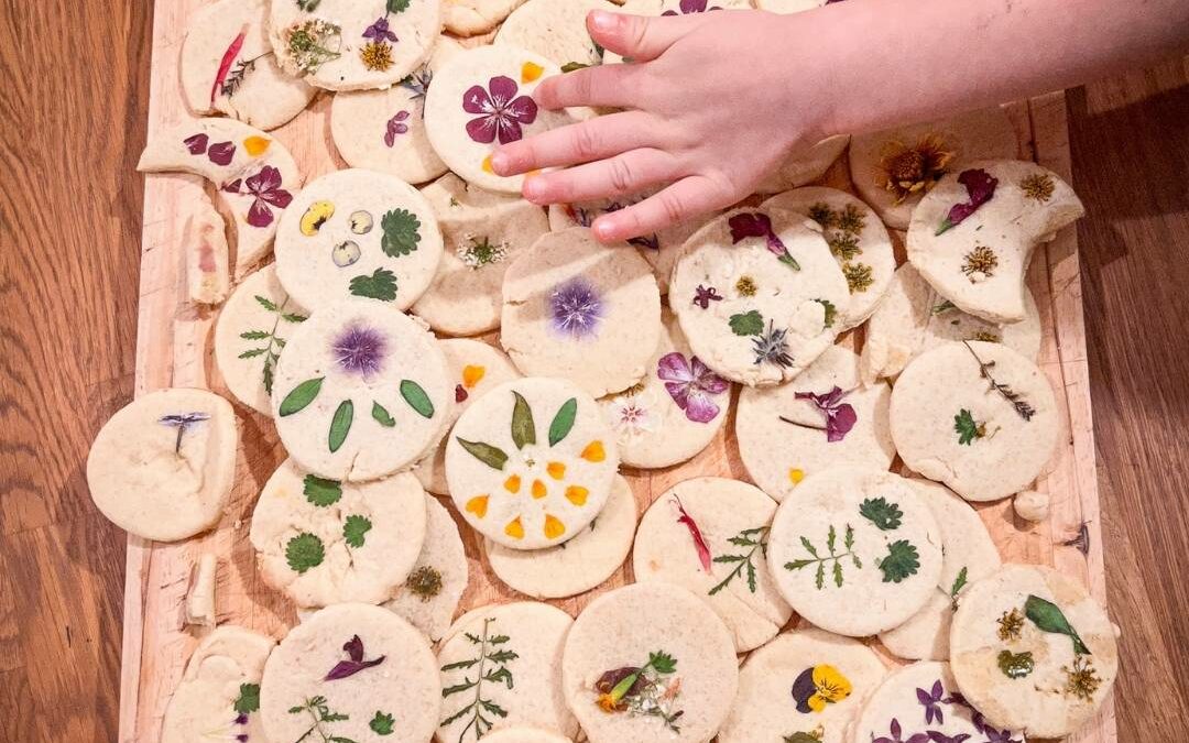 Recette : biscuits fleuris