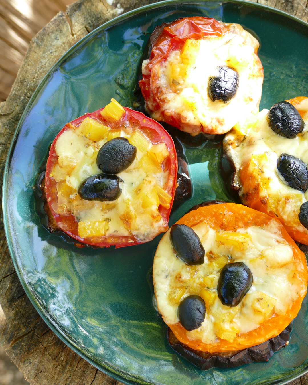 Recette mini-pizza d'aubergine