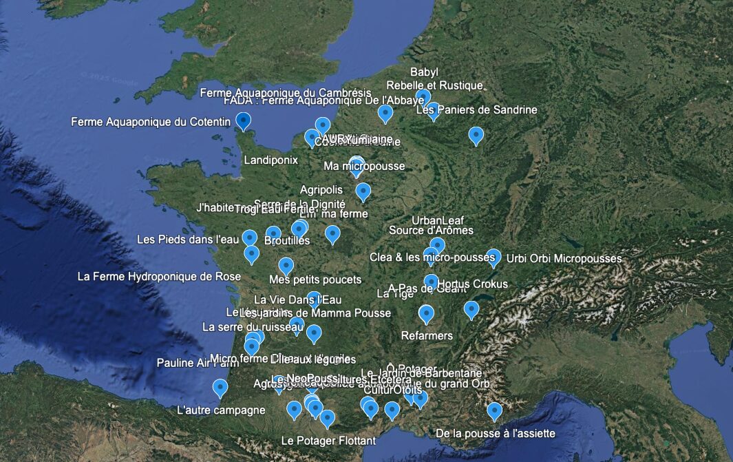 Carte des Sourciers